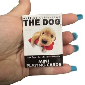 🧩 3 for $15 The Dog Mini Playing Cards 2010 Puppy Deck by US Playing Card Co.
